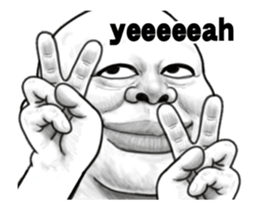 movement! Human skin head2 (overseas) sticker #13228111