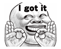 movement! Human skin head2 (overseas) sticker #13228112