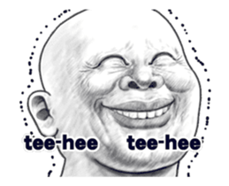 movement! Human skin head2 (overseas) sticker #13228114