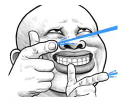 movement! Human skin head2 (overseas) sticker #13228125