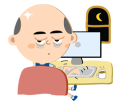 The little bald boy sticker #13228694