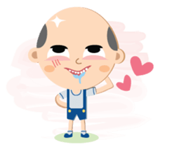 The little bald boy sticker #13228696