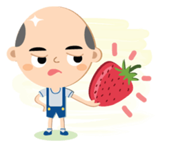 The little bald boy sticker #13228697