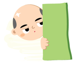 The little bald boy sticker #13228705