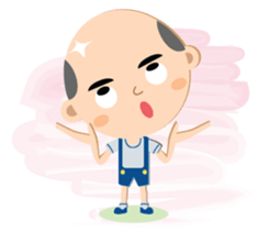 The little bald boy sticker #13228710