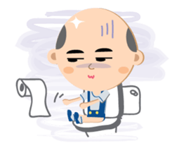 The little bald boy sticker #13228711