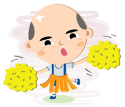 The little bald boy sticker #13228712