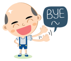 The little bald boy sticker #13228715