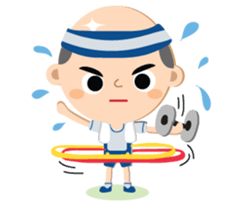 The little bald boy sticker #13228716