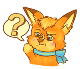 Little foxes Caramel and Souffles sticker #13228718