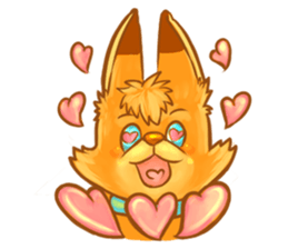 Little foxes Caramel and Souffles sticker #13228719