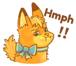 Little foxes Caramel and Souffles sticker #13228720