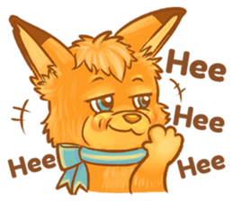 Little foxes Caramel and Souffles sticker #13228721