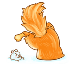Little foxes Caramel and Souffles sticker #13228722