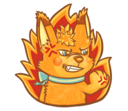Little foxes Caramel and Souffles sticker #13228723