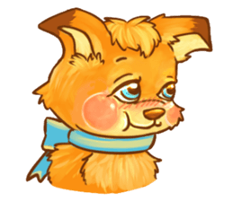 Little foxes Caramel and Souffles sticker #13228724