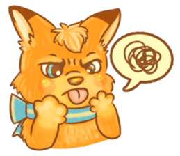 Little foxes Caramel and Souffles sticker #13228726