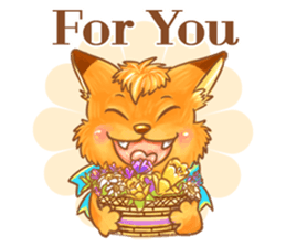 Little foxes Caramel and Souffles sticker #13228728