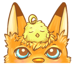 Little foxes Caramel and Souffles sticker #13228729