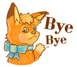 Little foxes Caramel and Souffles sticker #13228731