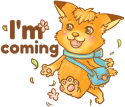 Little foxes Caramel and Souffles sticker #13228736