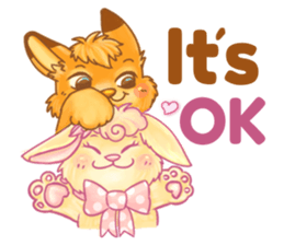 Little foxes Caramel and Souffles sticker #13228752