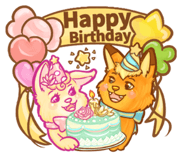 Little foxes Caramel and Souffles sticker #13228755