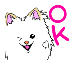 pomeranian pearl of my house sticker #13229168