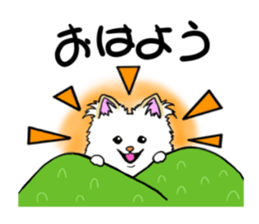 pomeranian pearl of my house sticker #13229176