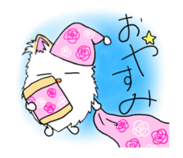 pomeranian pearl of my house sticker #13229177