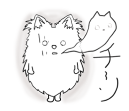 pomeranian pearl of my house sticker #13229183