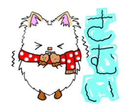 pomeranian pearl of my house sticker #13229197