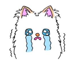 pomeranian pearl of my house sticker #13229198