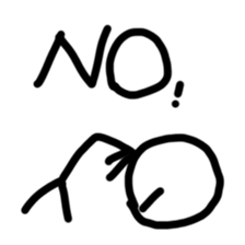 A Lazy Matchstick Man sticker #13229463