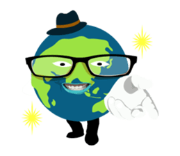 Hello "Earth" sticker #13229513
