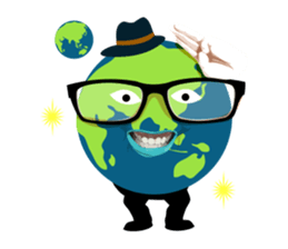 Hello "Earth" sticker #13229524