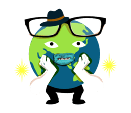 Hello "Earth" sticker #13229545
