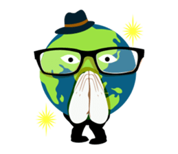 Hello "Earth" sticker #13229546