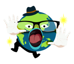 Hello "Earth" sticker #13229547