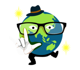 Hello "Earth" sticker #13229549