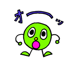 Green Boy and Doctor Orange sticker #13229847