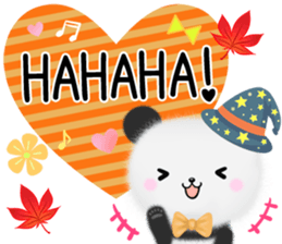 mohu panda3 halloween with black cat sticker #13229926