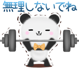 mohu panda3 halloween with black cat sticker #13229932