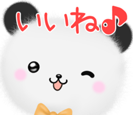 mohu panda3 halloween with black cat sticker #13229935