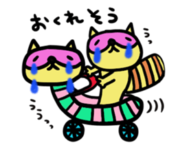 Strange raccoon3 sticker #13230037
