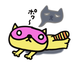 Strange raccoon3 sticker #13230052