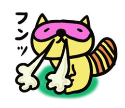 Strange raccoon3 sticker #13230058
