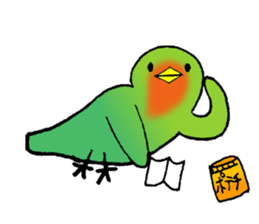 Elementary school of illustration (bird) sticker #13230513