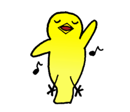 Elementary school of illustration (bird) sticker #13230522