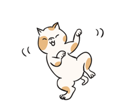 Edo style cats sticker #13230581